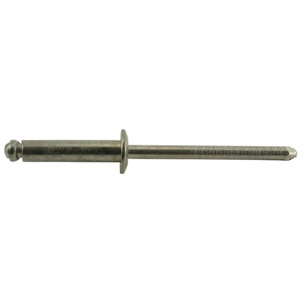 Midwest Fastener Blind Rivet, Dome Head, 5/32 in Dia., 1/2 in L, 18-8 Stainless Steel Body, 15 PK 36851 - main